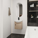Small Size 18 Inch Bathroom Vanity With Ceramic Sink,Wall Mounting Design-G-BVB02318PLO W99959248
