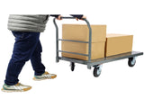 Platform Truck Industrial Flat Dolly Cart with Wheels - Heavy Duty 24 x 48 Cart - 2000lb Capacity 86171922