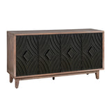 Mid Century Sideboard Buffet Cabinet with Solid Wood Legs 60" Kitchen Storage Cabinet Credenza with W1445P173038