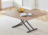 Modern minimalist multifunctional lifting table, with a 0.8-inch wood grain process sticker desktop W1151126193