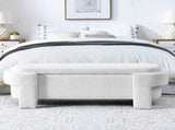Linen Fabric Upholstered Bench with Large Storage Space for the Living Room, Entryway and W48790039