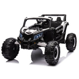 ZNTS 12V Ride On Car with Remote Control,UTV ride on for kid,3-Point Safety Harness, Music Player W1396126988