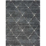 Talas Trellis Area Rug in Grey and Cream B03597989