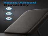 Foldable Adjustable Dumbbell Bench with 2 Resistance Bands - Multi-Purpose Home Gym Equipment for 91533830