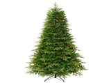 7.5FT Premium Life-Like Full Flocked Christmas Tree with Sturdy Metal Stand, Fire-Resistant Tips, N710P523033F