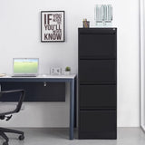 4 Drawer Vertical File Cabinet with Lock,Filing Cabinet, Metal Filing Cabinet for Home Office W1247P173378
