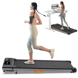 ZNTS Under Desk Treadmill with Incline, Pad for Home/Office, Portable Treadmill 2.5HP, 43801086