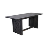 70.87" Farmhouse Large Dining Table for 6-8 People, Rectangular Wood Dining Table, Rustic Kitchen W1412P272807