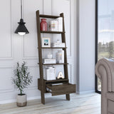 Hamburg Ladder Bookcase, Five Open Shelves, One Drawer B128P148919