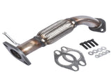 Exhaust Front Flex Pipe without Oxygen Sensor Ports Compatible with Hyundai Sonata 2011-2015 Kia 37313076