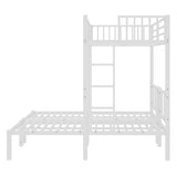Twin over Twin & Twin Bunk Beds for 3, Twin XL over Twin & Twin Bunk Bed Metal Triple Bunk Bed, 10666024