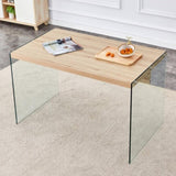 The top of the coffee table is made of medium density fiberboard and wooden stickers, with W1512P347778