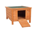 20-inch removable roof, waterproof, green asphalt roof, cedar wood, wooden chicken and rabbit cage 61913269