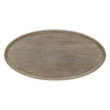 Oval Coffee Table with Shelf B035P256574
