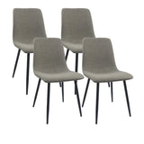 Dining Chairs Set of 4,Modern Kitchen Dining Room Chairs,Upholstered Dining Accent Chairs in linen 78423096