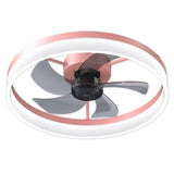 ZNTS Ceiling Fans with Lights Dimmable LED Embedded installation of thin modern ceiling fans W1340120484