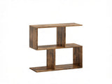Narrow Side Table with Storage Shelves, 19.7" W x 7.7" D x 22.8" H 79119000