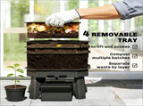 4-Tray Worm Composter Bin 24996557