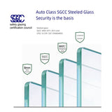 43 in. W * 58 in. H Rise and down rotation shaft door one fixed and one rotation shaft Shower Doors W2965P277732