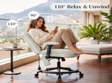 Chenille Criss Cross Office Chair with Air Lumbar Support, Flip-up Adjustable Arms, Built-in 11998236