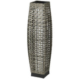 Gray Solar Floor Lamp, Outdoor Garden Lantern 18000366