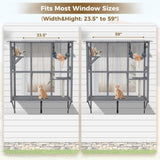 Large Walk-in Outdoor Catio for Cats Window Cat Enclosure with Roof, 3 Access Doors, Multi-Cat W2831P314292