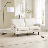 COOLMORE Loveseat Sofa, Mid Century Modern Love Seat, 2 Seater Sofaes for Living Room, Small W395P238823