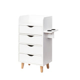 4 -Layer Salon Storage Cabinet,Beauty Barber Salon Styling Organizer Equipment,Hair Stylist W331P248070