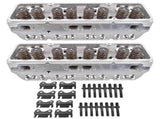 2Pcs Complete Cylinder Heads 129006601 Fits for Small Block Chevy 350 190cc 64cc 2.02/1.60'' 13299322