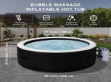 Large tub for 5 to 6 People, Portable Outdoor spa with 150 airjets and 1 Thermal Cover Massage 49023095