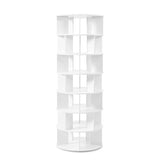 ON-TREND 23.6'' Rotating Shoe Rack Tower, 7-Tier Spinning Shoe Shelf with 5 Grids Per Layer, N721P180790K