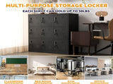 6-Door Employee Storage Locker, Metal Lockers for Office, Gym, School, and Homewith Card Slot 30035722