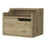 Florence Floating Nightstand with Drawer and Dual-Shelf Display B128P148915