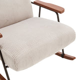 Modern Accent Chair Arm Chair Living Room Rocking Chair Metal Frame W1403P241855