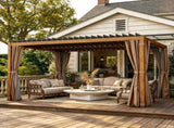 Outdoor retractable pergola 27908898