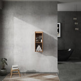 12" Bathroom Side Cabinet,Soft Close Doors,Float Mounting Design, W999P196498