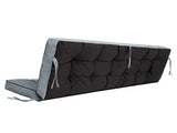 Outdoor Swing Cushions 70 Inch, Waterproof 4" Thick Porch Swing Cushion Replacement with Backrest 35948211