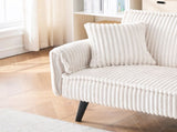 Minimalist style, straight-line corduroy sofa suitable for sitting and lying in the living room and W1658P251978