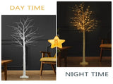 8 FT Lighted Birch Tree Artificial Twig Tree Lamp for Christmas 22917732