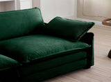 Ottoman Footstool in Corduroy Fabric, Can be Used with 2 Seater Sofas, 3 Seater Sofas and 4 Seater W714P185480