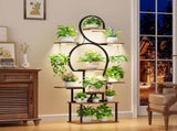 Plant Stand Indoor with Grow Light, 9 Tiered 63