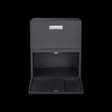 ZNTS Office furniture Copier Cabinet black 2 door steel copier stand mobile pedestal file Printer Stand 68358182