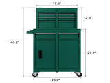 4-Drawer Locking Steel Tool Cart Army Green 14089746