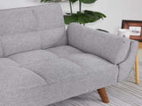 75" Flared Arm Convertible Sleeper Sofa-light gray 11297146