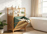 2-Tier Tilt out Laundry Hamper 18" x 13 x 38-Green 63127920