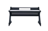 Black and White 2-Drawer Gaming Desk B062P215511
