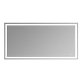 72x36" Frameless Eco-Friendly Silver Mirror Dual LED Light Strips Front and Back LightingUnable to 66704802