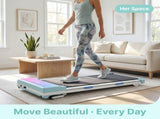 Walking Pad Treadmill 15% Auto Incline, Under Desk Treadmill 80211595