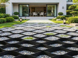 26.87 x 3.94 FT Gravel Grid, 2" Permeable Geo Grid Driveway Stabilizer for Garden, Patio & RV 09819082