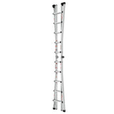 Aluminum Multi-Position Ladder with Wheels, 300 lbs Weight Rating, 22 FT W2529P201199